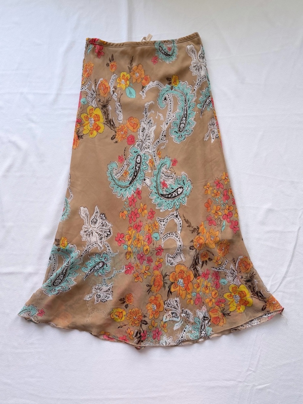 Vintage Tapia Floral Paisley Midi Skirt Boho
Cottagecore